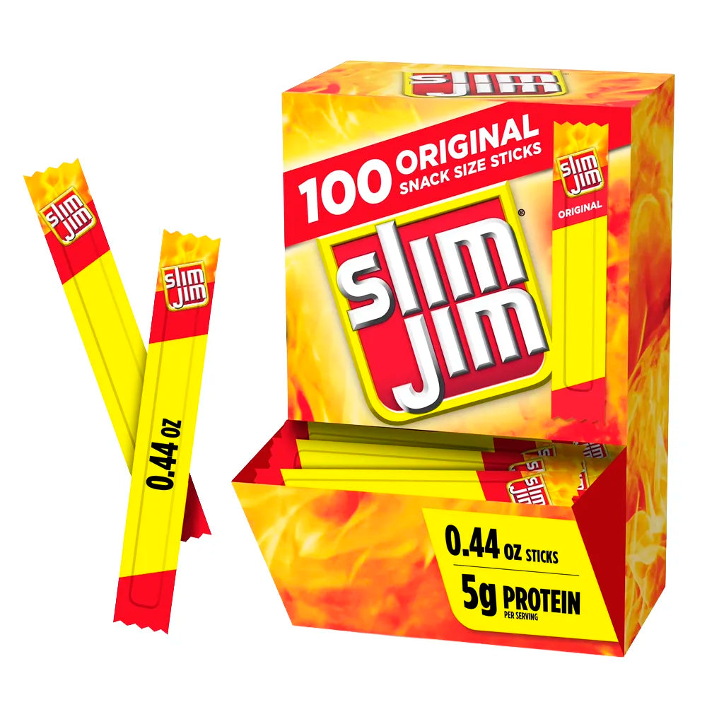 Slim Jim Original 0.44oz - 100ct