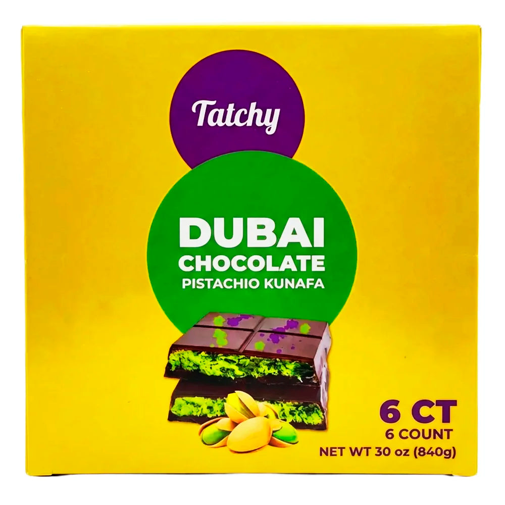 Tatchy Dubai Chocolate Pistachio 5oz - 6ct