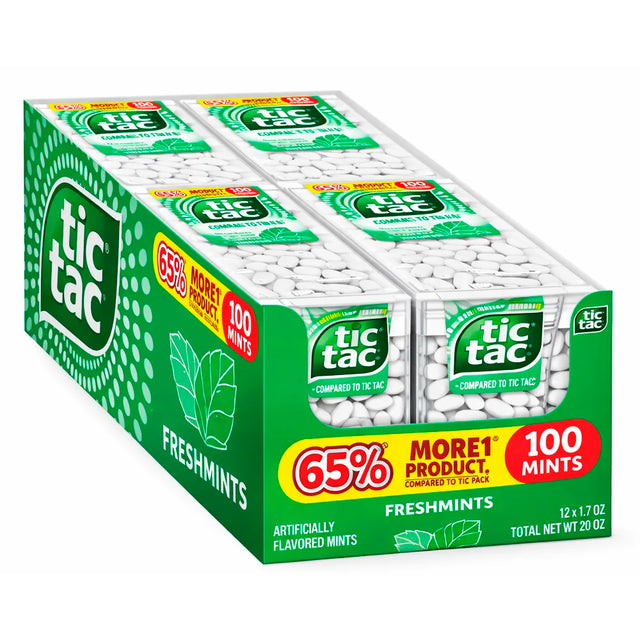 Tic-Tac-Fresh-Mint-100pc-1.7oz-12ct