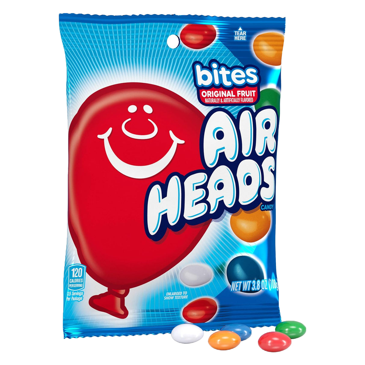Airheads Bites Original Fruit 3.8oz - Peg