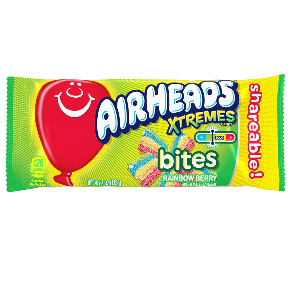 Airheads Bites Xtremes Shareable 4oz - 18ct