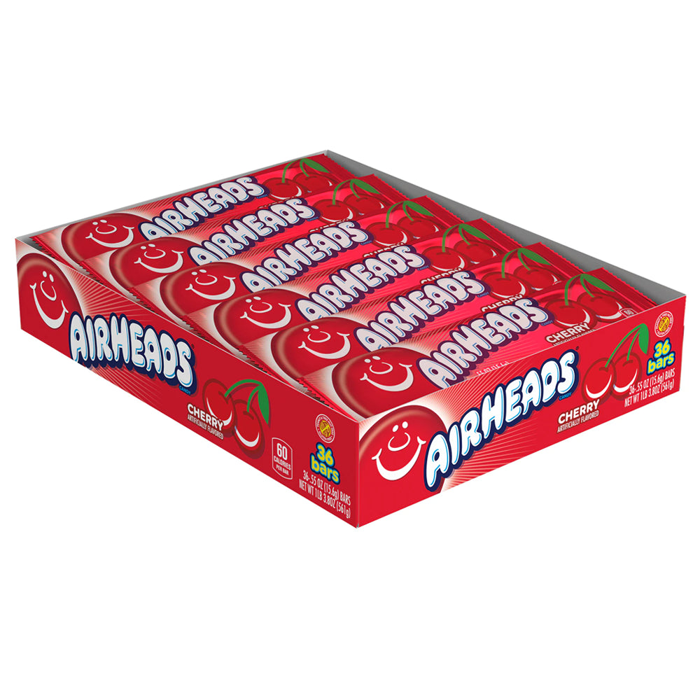 Airheads Cherry Candy 0.55oz - 36ct