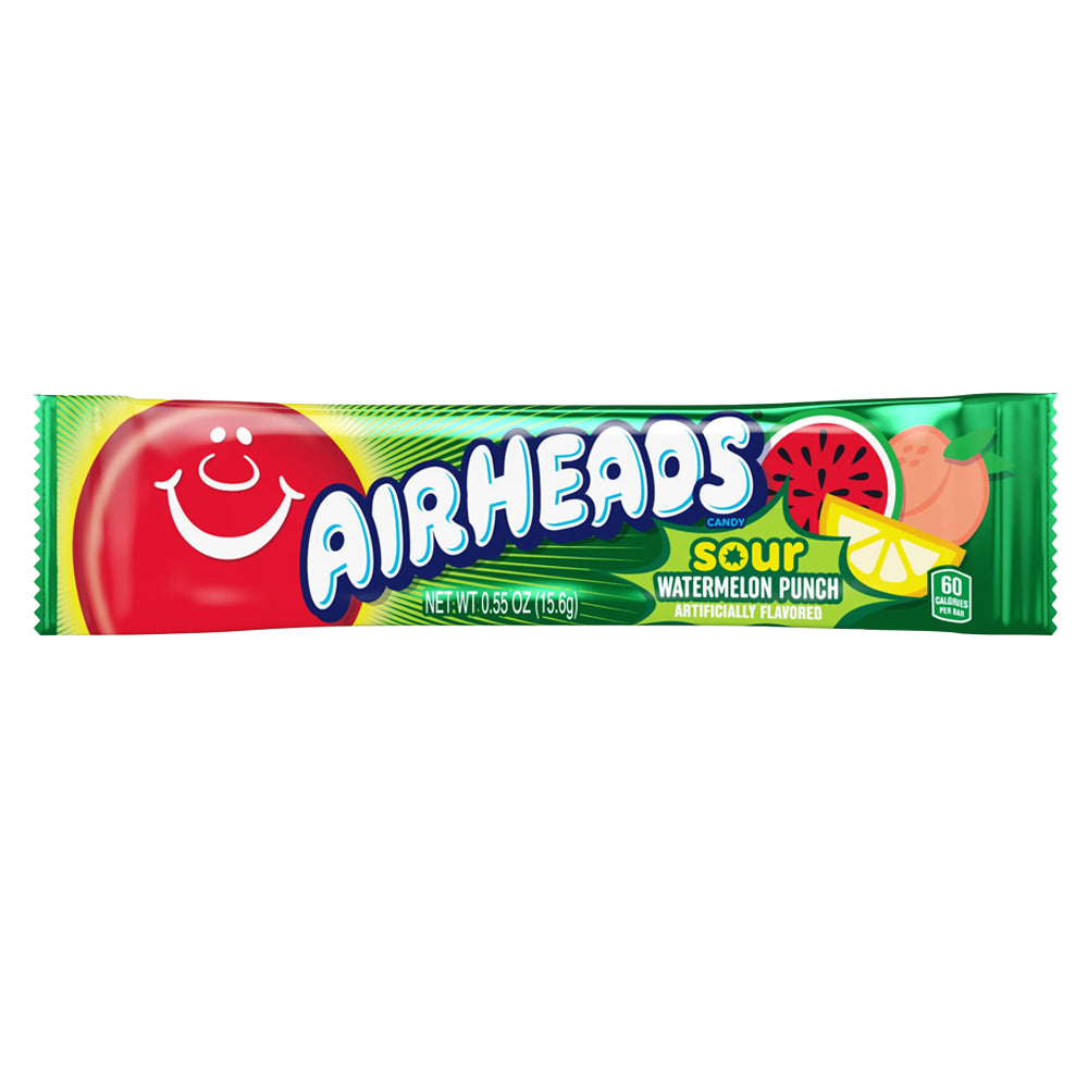 Airheads Sour Watermelon 0.55oz - 36ct