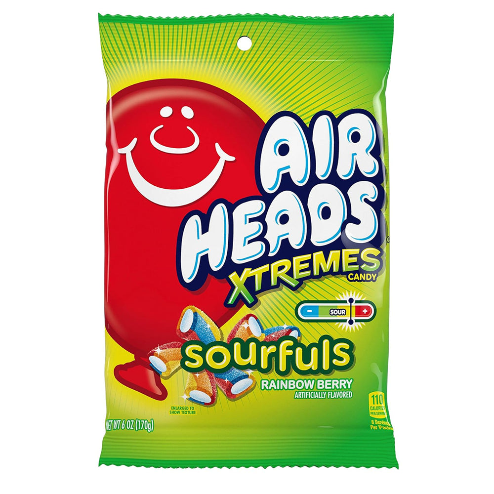 Airheads Xtremes Sourfuls Peg 6oz - Single