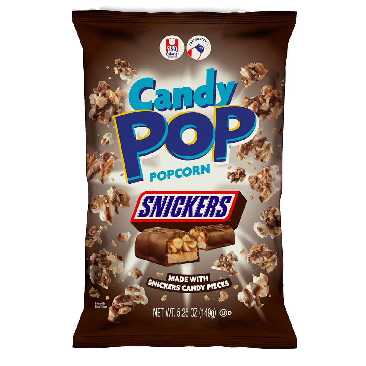 Candy Pop Snickers Candy Coated Popcorn 5.25oz
