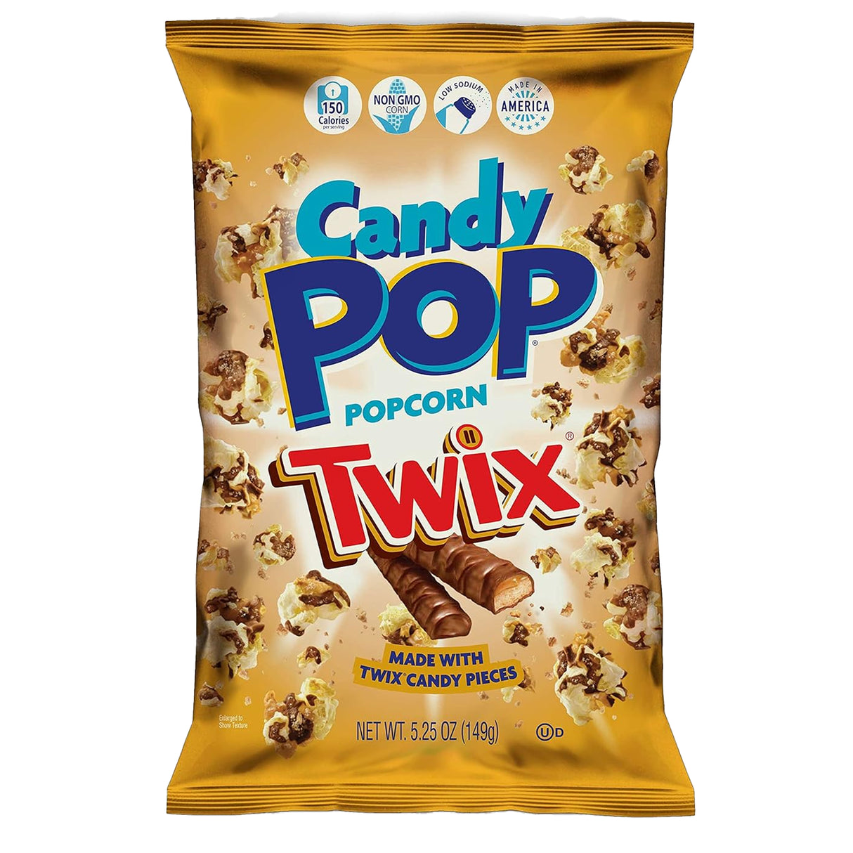 Candy Pop Twix Popcorn Candy Coated Popcorn 5.25oz