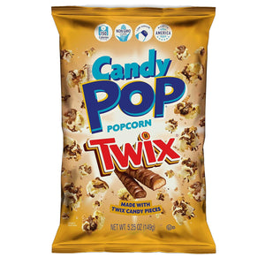 Candy Pop Twix Popcorn Candy Coated Popcorn 5.25oz