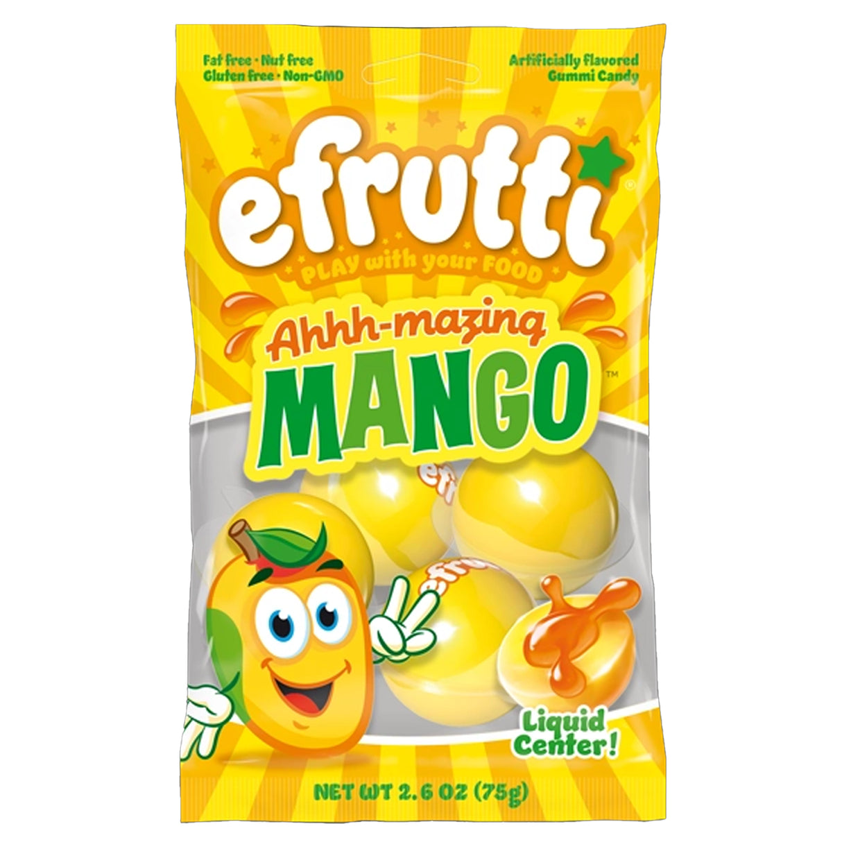 Efrutti Ahhh-Mazing Mango Gummies 2.6oz - Peg