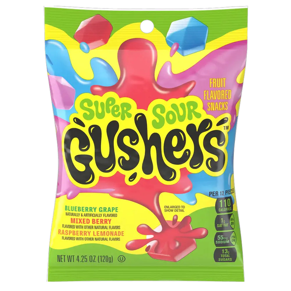 Gushers Sour Berry 4.25oz - 8ct