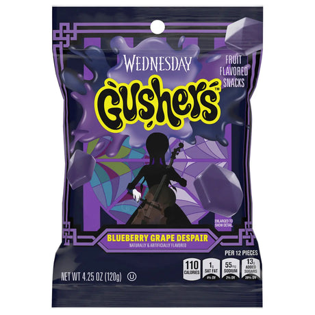 Gushers Wednesday Addams 4.25oz - 8ct