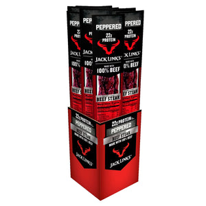 Jack Link's Jumbo Peppered Beef Steak 2oz - 12ct