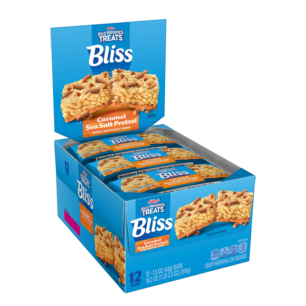 Kellogg's Rice Krispies Treats Bliss Caramel Sea Salt Pretzel 1.5oz - 12ct