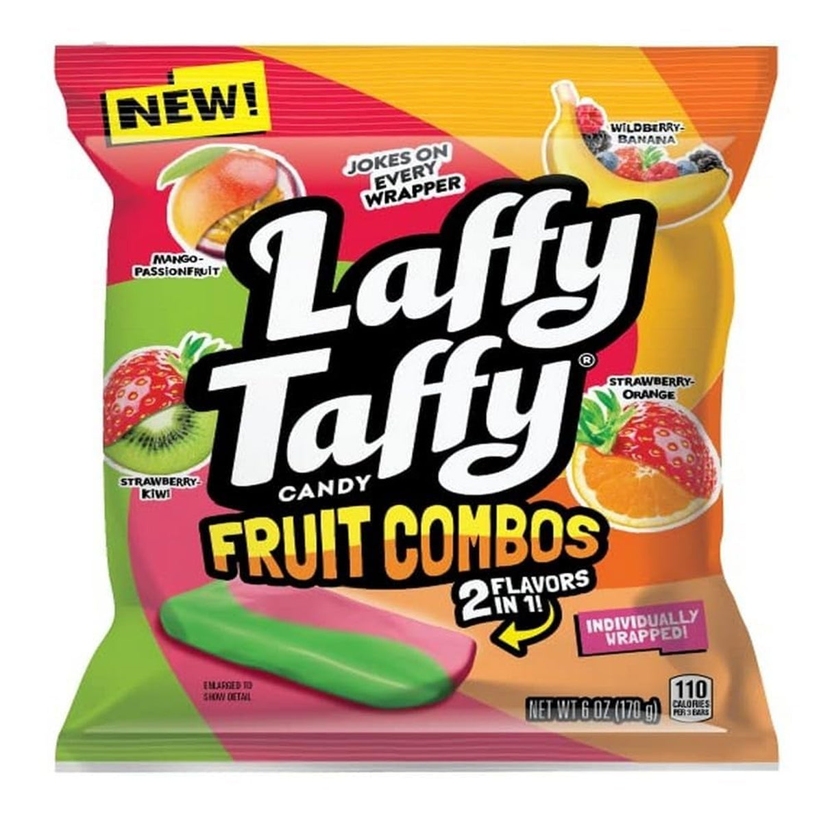 Laffy Taffy Fruit Combos 6oz Peg