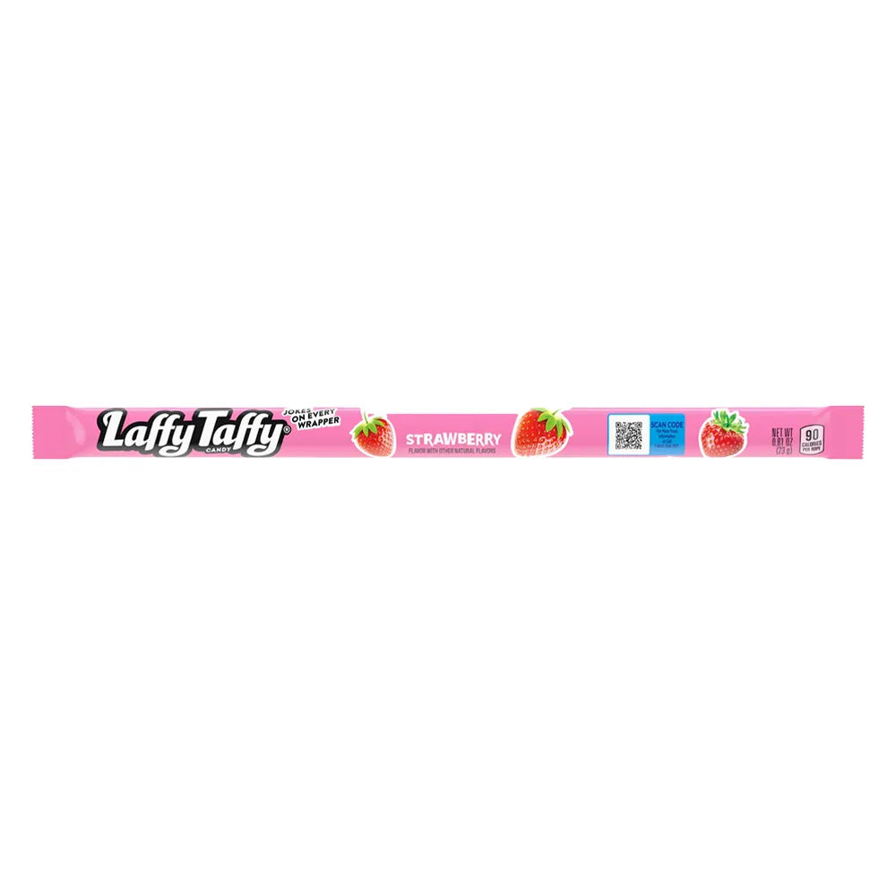 Laffy Taffy Strawberry Rope 0.81oz - 24ct