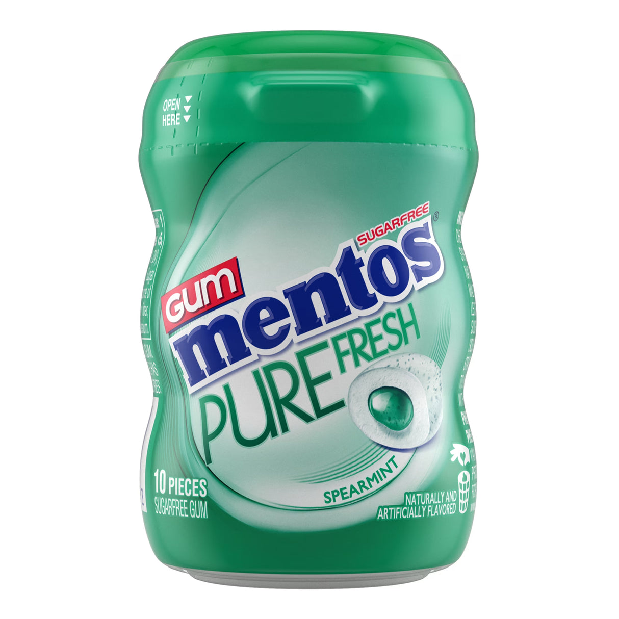Mentos Spearmint Gum 10pcs - 10ct