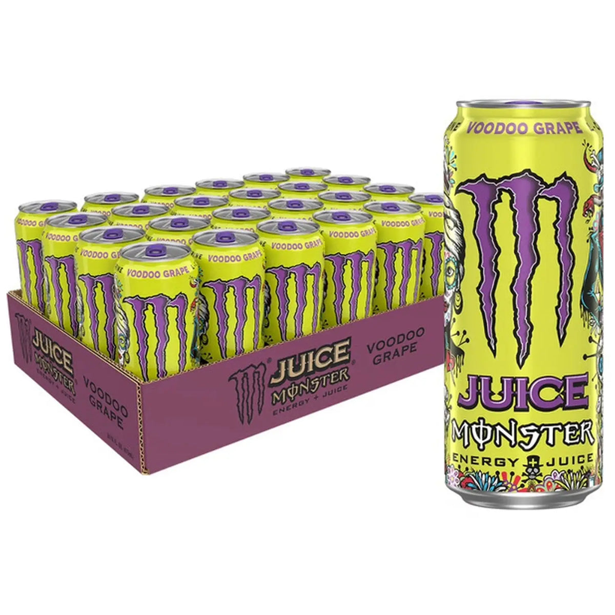 Monster Energy Voodoo Grape 16oz - 24ct