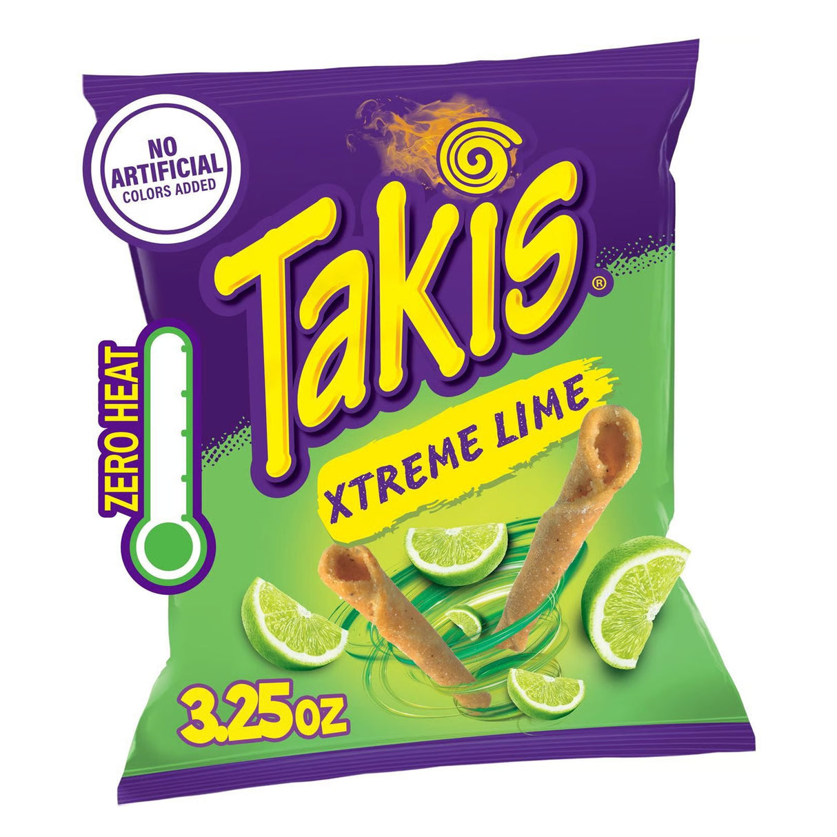 Takis Xtreme Lime Rolled Tortilla Chips 3.25oz Single