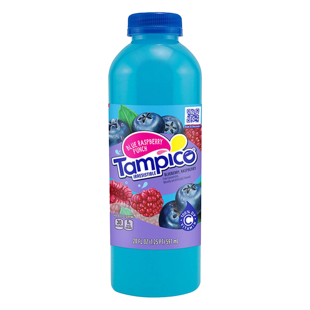 Tampico Blue Raspberry Punch Drink 20oz - 24ct